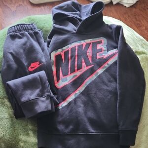 Nike Black and Red Kids Matching Set